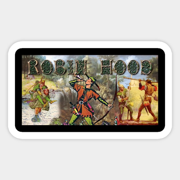 Robin Hood Sticker by MikeMyler